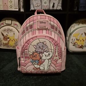 Loungefly Stain Glass Aristocats Mini Backpack